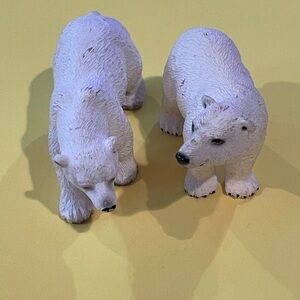 Schleich Polar Bear Animal Figurines Imaginary Play  Germany Plastic Toys